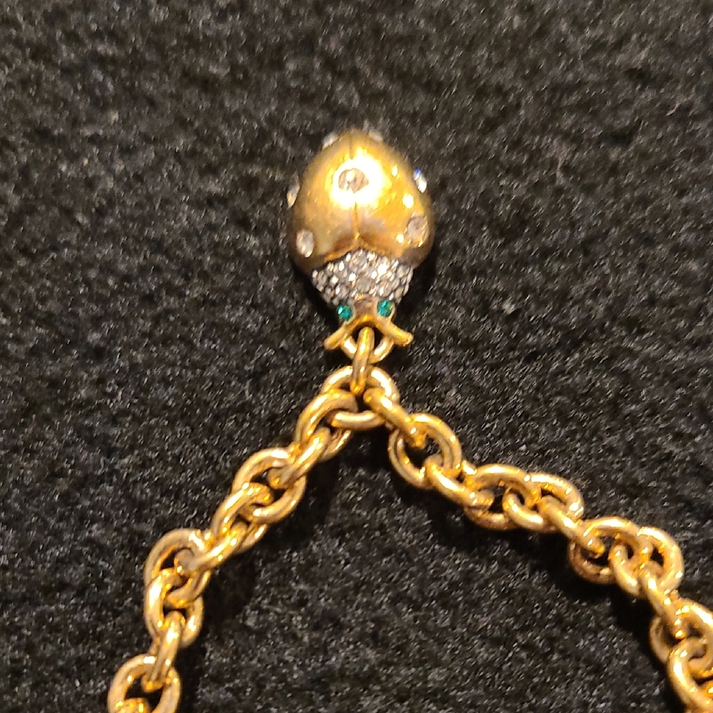 Gold Juicy Couture Ladybug Braclet